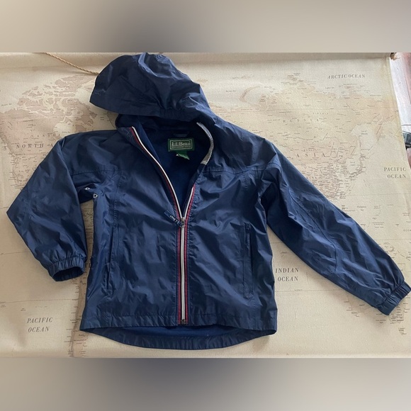 L.L. Bean Other - L.L. Bean Kids Navy Windbreaker Jacket Size 8